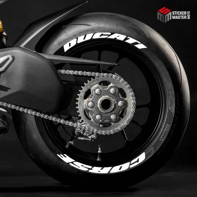 Bandenletters | Ducati Corse | Tekst - 1