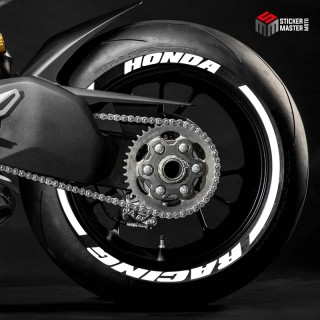 Bandenletters | Honda Racing | Tekst+lijn - 1