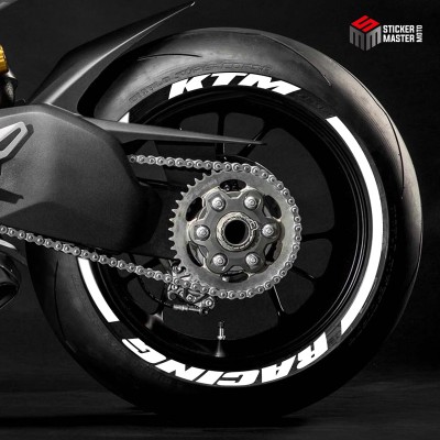 Bandenletters | KTM Racing| Tekst+lijn - 1