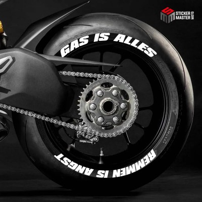 Bandenletters | Gas is alles | Tekst - 1