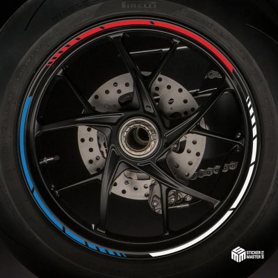 Motor stickers | Motor velgen stickers | Drie kleuren - 4