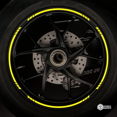 Motor stickers | Motor velgen stickers | vier delig - 2