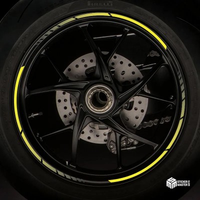 Motor stickers | Motor velgen stickers | kleurverloop - 4