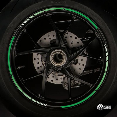 Motor stickers | Motor velgen stickers | kleurverloop - 5