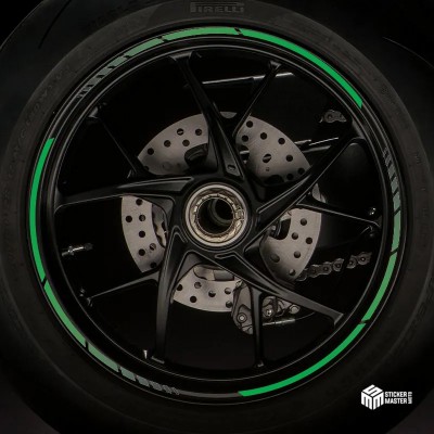 Motor stickers | Motor velgen stickers | kleurverloop - 6