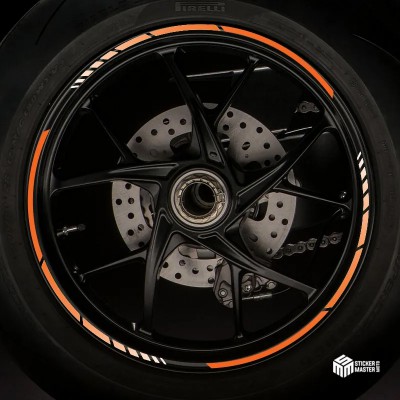 Motor stickers | Motor velgen stickers | kleurverloop - 8