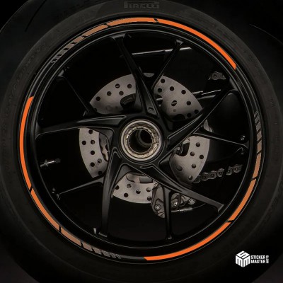 Motor stickers | Motor velgen stickers | kleurverloop - 9