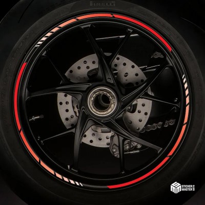 Motor stickers | Motor velgen stickers | kleurverloop - 10