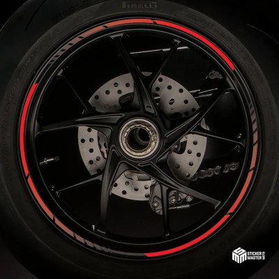 Motor stickers | Motor velgen stickers | kleurverloop - 11