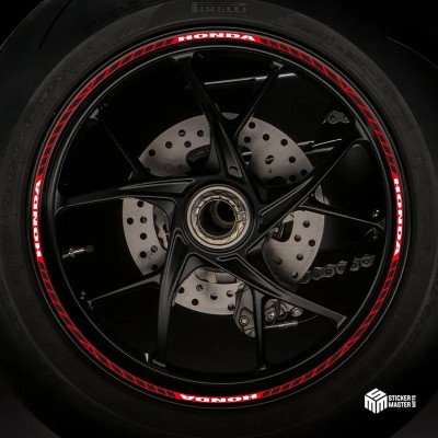 Motor stickers | Motor velgen stickers | Honda - 1