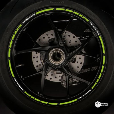 Motor stickers | Motor velgen stickers | Kawasaki - 2