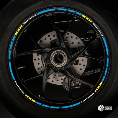 Motor stickers | Motor velgen stickers | Suzuki - 3