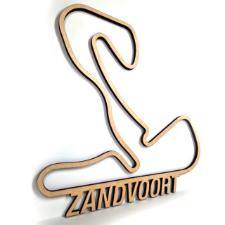 Wanddecoratie | F1 Circuit Zandvoort | Hout - 1