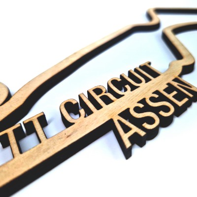 Wanddecoratie | TT Circuit Assen | Hout - 2
