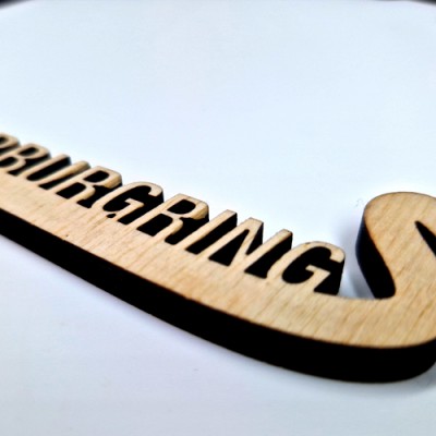 Wanddecoratie | Nurburgring Nordschleife | Hout - 2