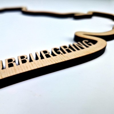 Wanddecoratie | Nurburgring Nordschleife | Hout - 3