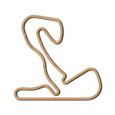 Wanddecoratie | F1 Circuit Zandvoort | Hout - 4