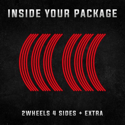 Motor stickers | Motor velgen stickers | volledig - 4