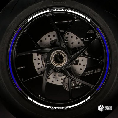 Motor stickers | Motor velgen stickers | Eigen tekst - 1