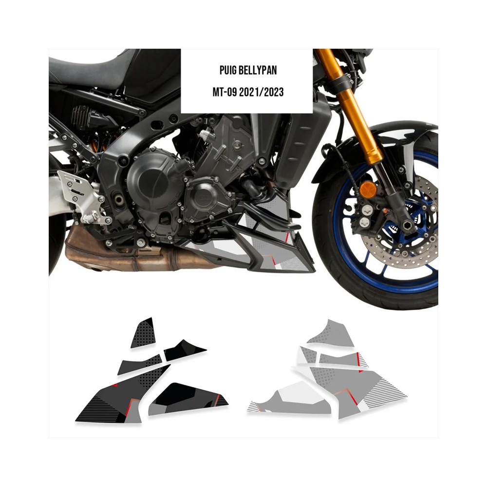 Motor stickers | Yamaha MT09 2021-2023 |  Bellypan camo - 1