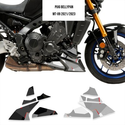Motor stickers | Yamaha MT09 2021-2023 |  Bellypan camo - 1