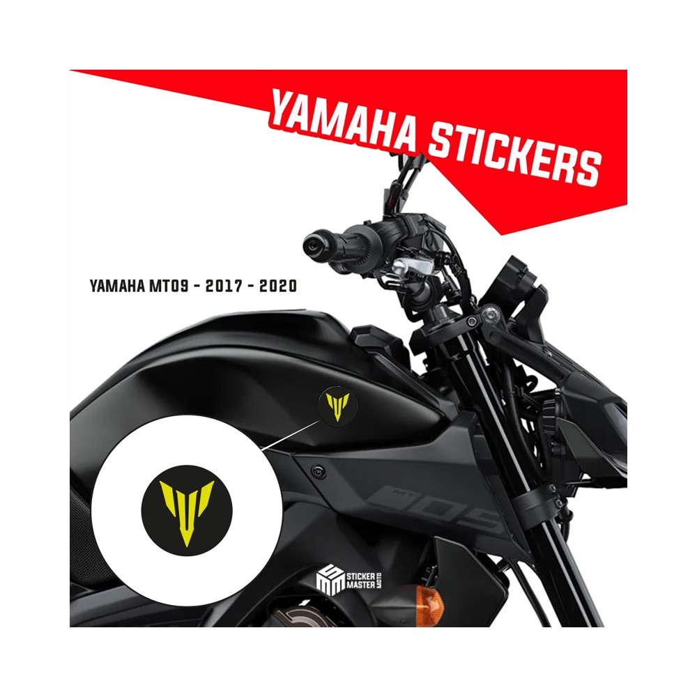 Yamaha MT-09 2017 – 2020 Tank logo Sticker Kit - 1