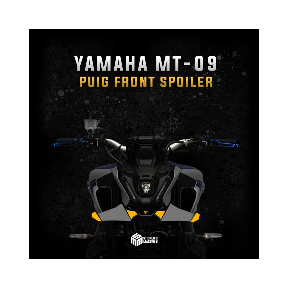 Yamaha MT-09 2021 – 2023 Puig Front Spoiler Sticker - 1