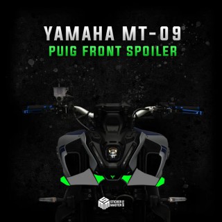 Yamaha MT-09 2021 – 2023 Puig Front Spoiler Sticker - 3