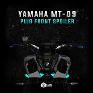 Motor stickers | Yamaha MT09 stickers | Puig downforce spoiler - 5