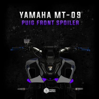 Yamaha MT-09 2021 – 2023 Puig Front Spoiler Sticker - 6