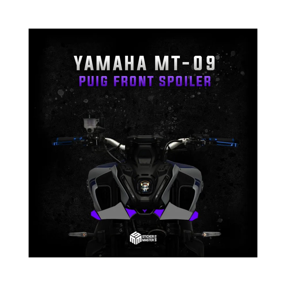 Yamaha MT-09 2021 – 2023 Puig Front Spoiler Sticker - 6