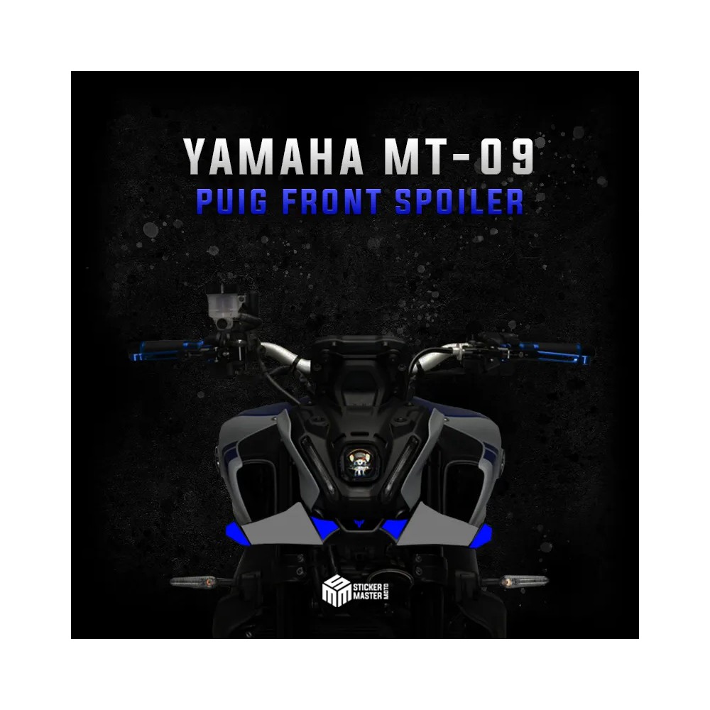 Yamaha MT-09 2021 – 2023 Puig Front Spoiler Sticker - 9