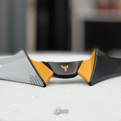 Motor stickers | Yamaha stickers |  MT09 Downforce spoiler voorkant - 1