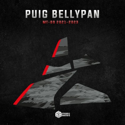 Motor stickers | Yamaha stickers |  MT09 Bellypan camo - 1