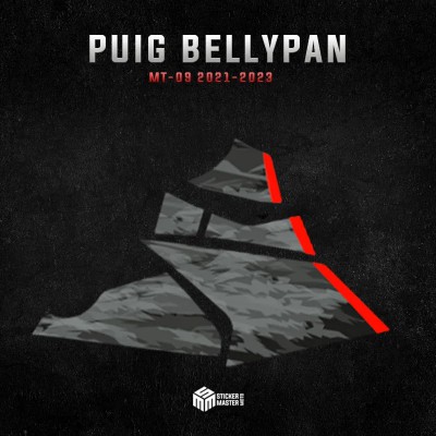 Motor stickers | Yamaha stickers |  MT09 Bellypan camo - 2