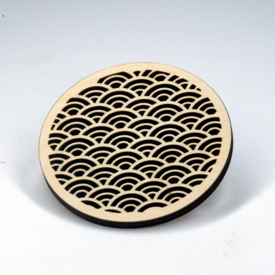 Onderzetters rond patroon set - 3 Onderzetters rond patroon set - 3