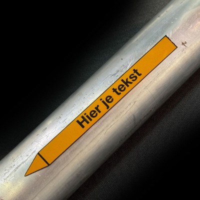 Leidingmarkering sticker | Eigen ontwerp | eigen tekst - 4 Leidingmarkering sticker | Eigen ontwerp | eigen tekst - 4