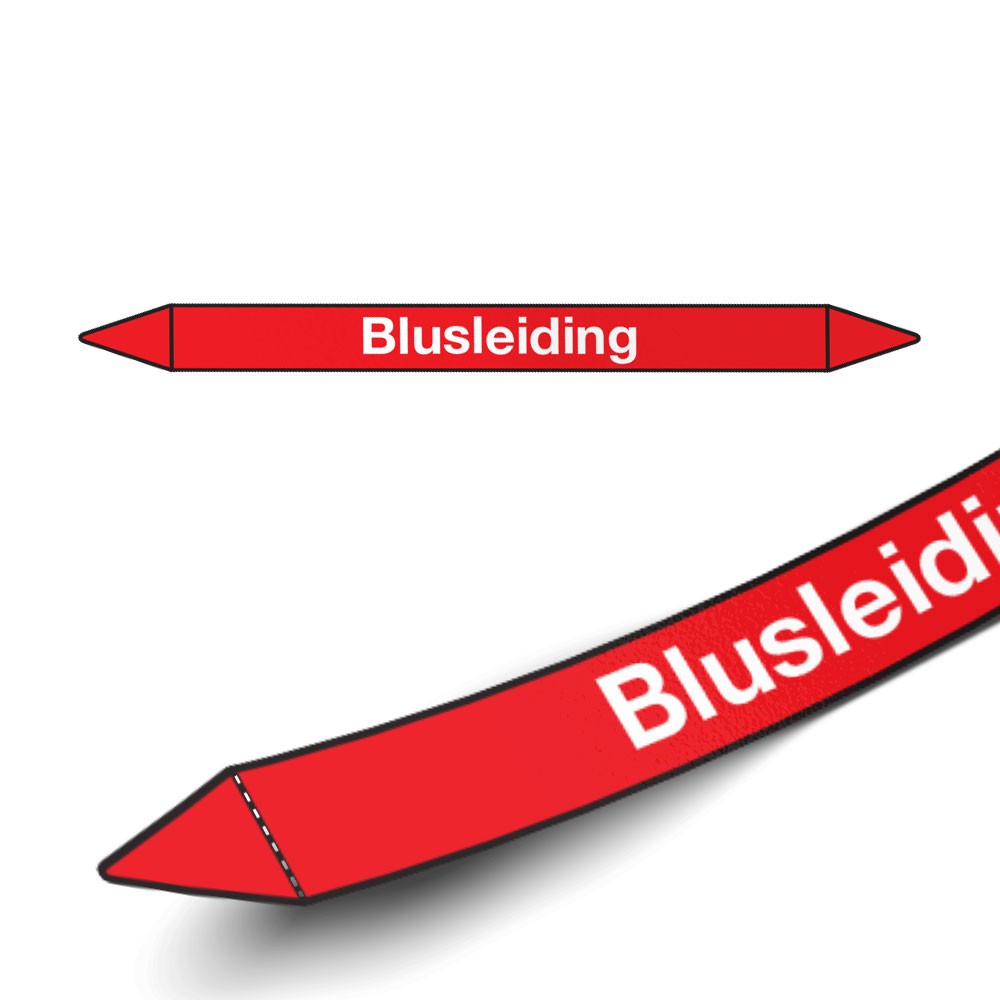 Leidingmarkering sticker | Blusmiddelen | Blusleiding - 1