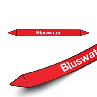 Leidingmarkering sticker | Blusmiddelen | Bluswater - 1