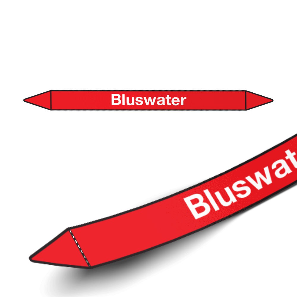 Leidingmarkering sticker | Blusmiddelen | Bluswater - 1