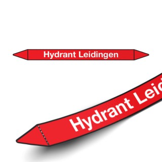 Hydrantenrohre Piktogrammaufkleber Rohrmarkierung - 1