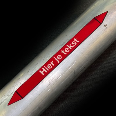 Leidingmarkering sticker | Blusmiddelen | Stoom - 4