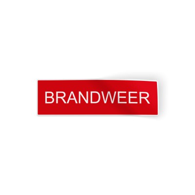 Brandweer brandveiligheid sticker - 1 Brandweer brandveiligheid sticker - 1