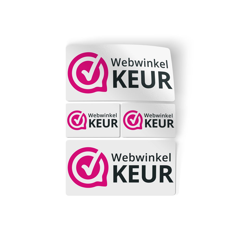 WebwinkelKeur-Aufkleber - 1