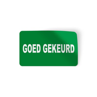 Goed gekeurd Stickers Pictogrammen - 1