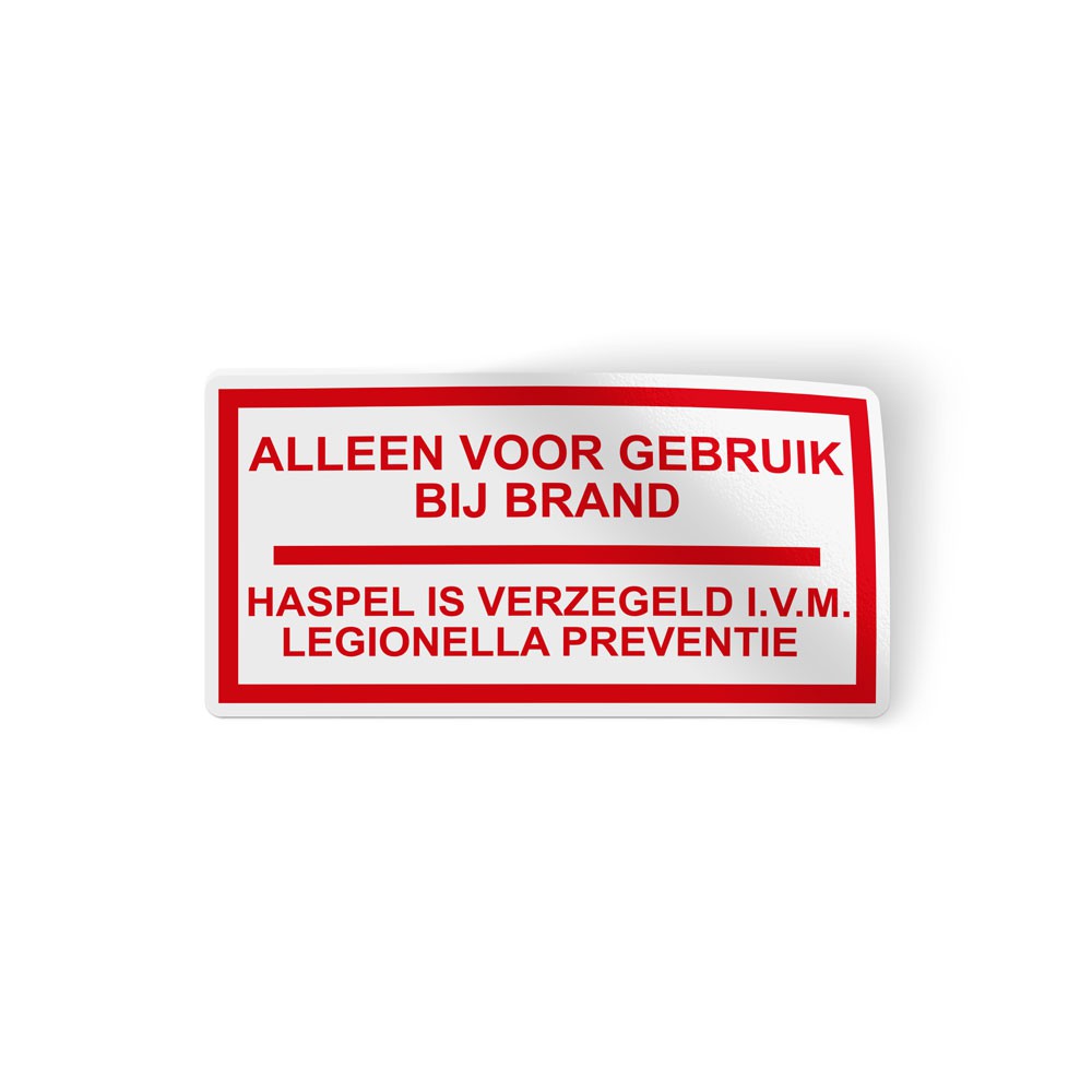 Legionella Preventie Stickers Pictogrammen - 1