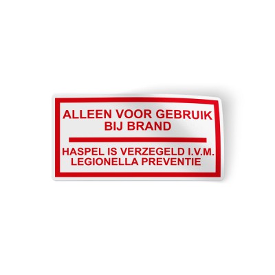 Legionella Preventie Stickers Pictogrammen - 1 Legionella Preventie Stickers Pictogrammen - 1