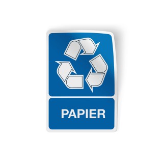 Recyclingpapier-Aufkleber-Symbole - 1