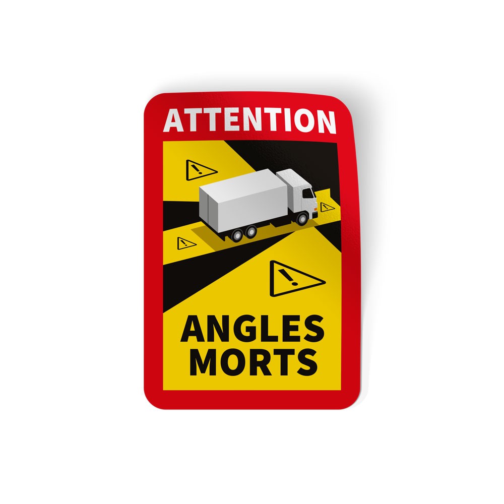Attention Angles Morts Sticker Goederentransport - 1