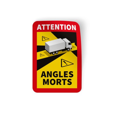 Attention Angles Morts Sticker Goederentransport - 1